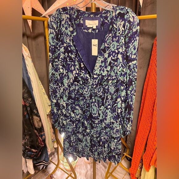 Anthropologie The Somerset Floral Print Mini Dress - Picture 3 of 5